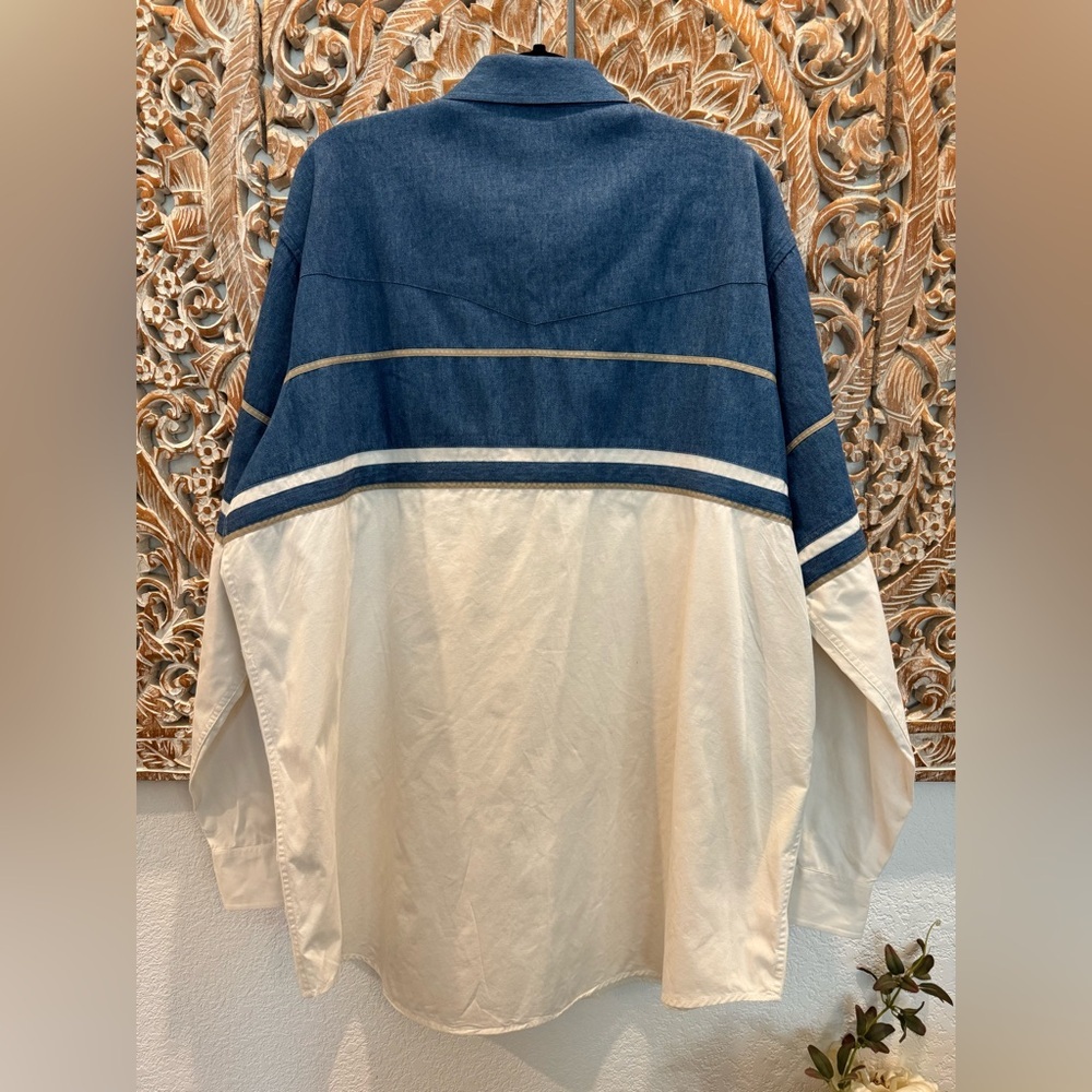 Cumberland Outfitters Aztec Western Style Shirt- size XXL - Picture 3 of 10